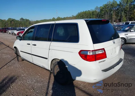 2007 Honda Odyssey Lx z USA, uszkodzony, nr VIN 5FNRL38217B004656